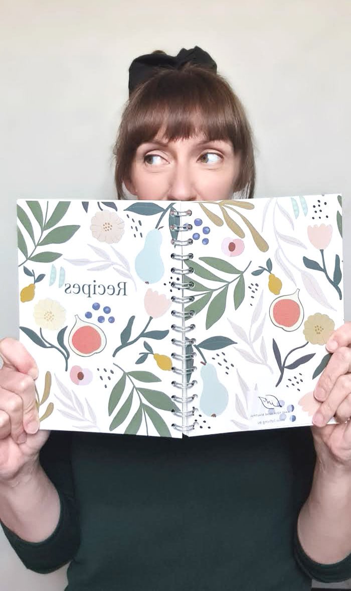 Floral recipe notebook - Hrvatski