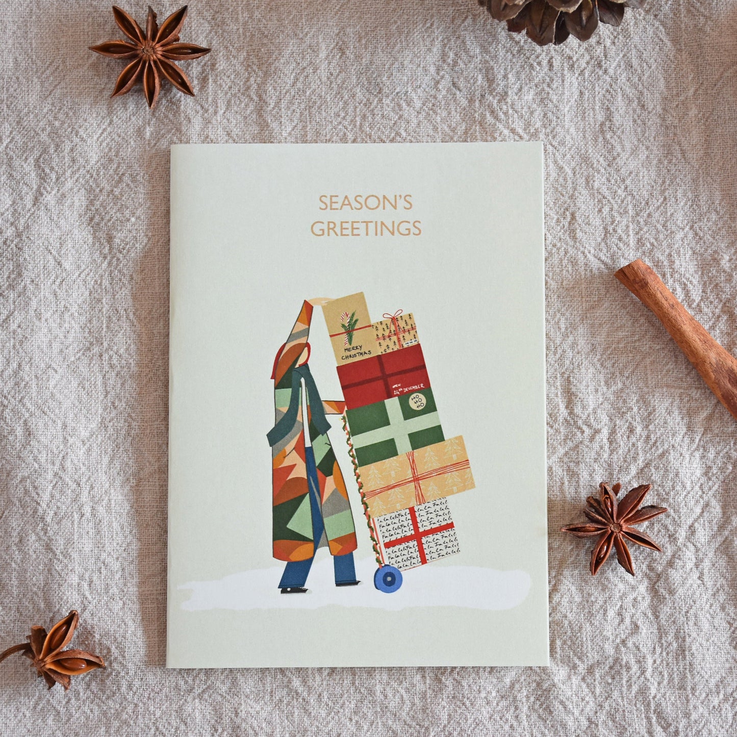 Season’s Greetings Card – Holiday Warmth and Joy